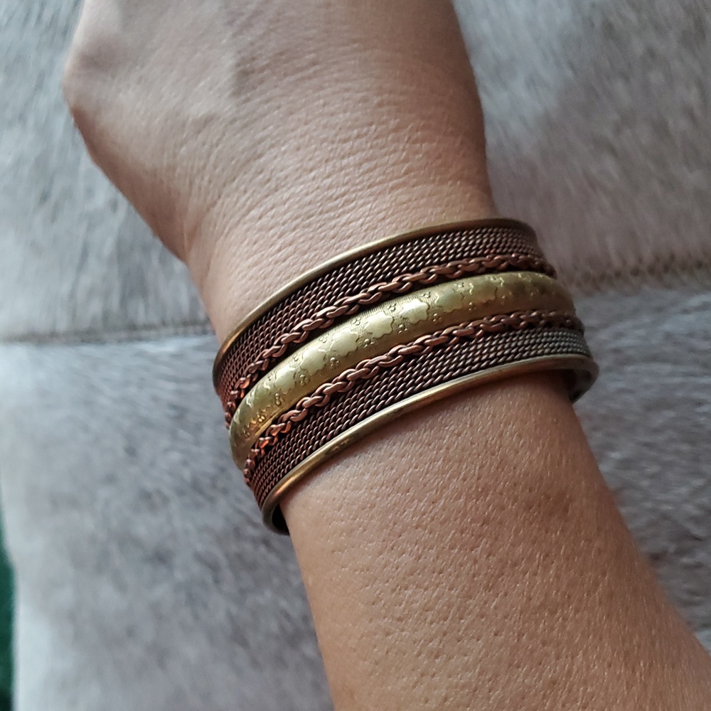 Copper Brass Cuff Bracelet India